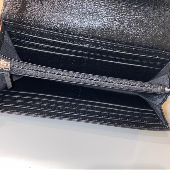 EUC Chanel Diamond CC Black Calfskin Flap Wallet - Picture 8 of 9